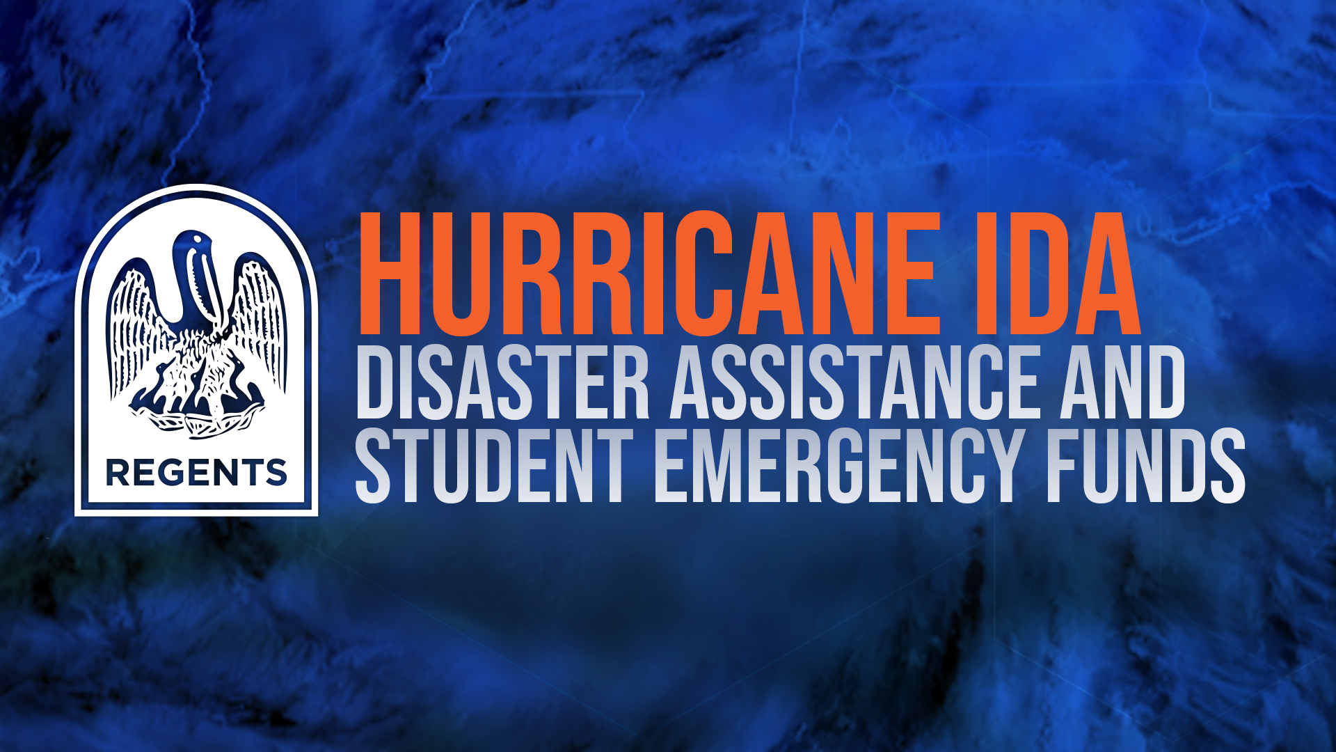 Ida Relief Graphic web – Louisiana Board of Regents